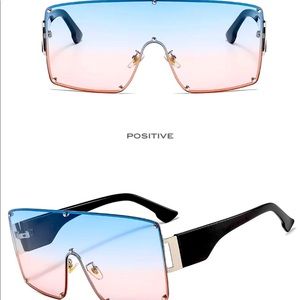 Blue/Pink Sunglasses